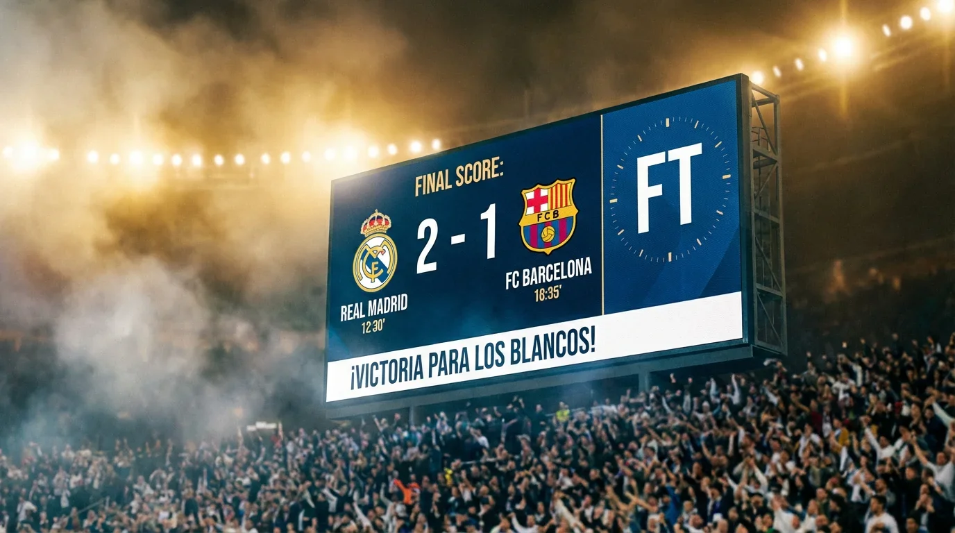 Tabellone con risultato di una partita di calcio 1X2