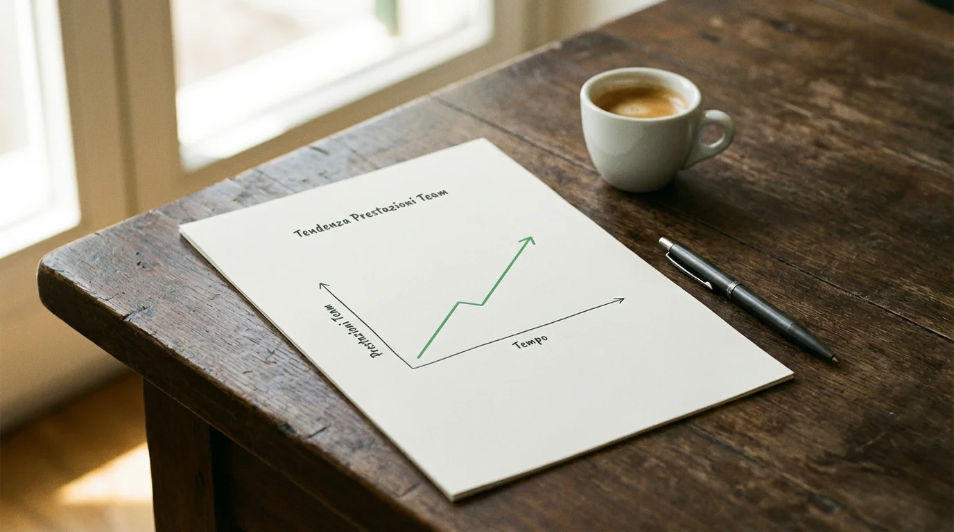 Grafico andamento forma squadra Serie A