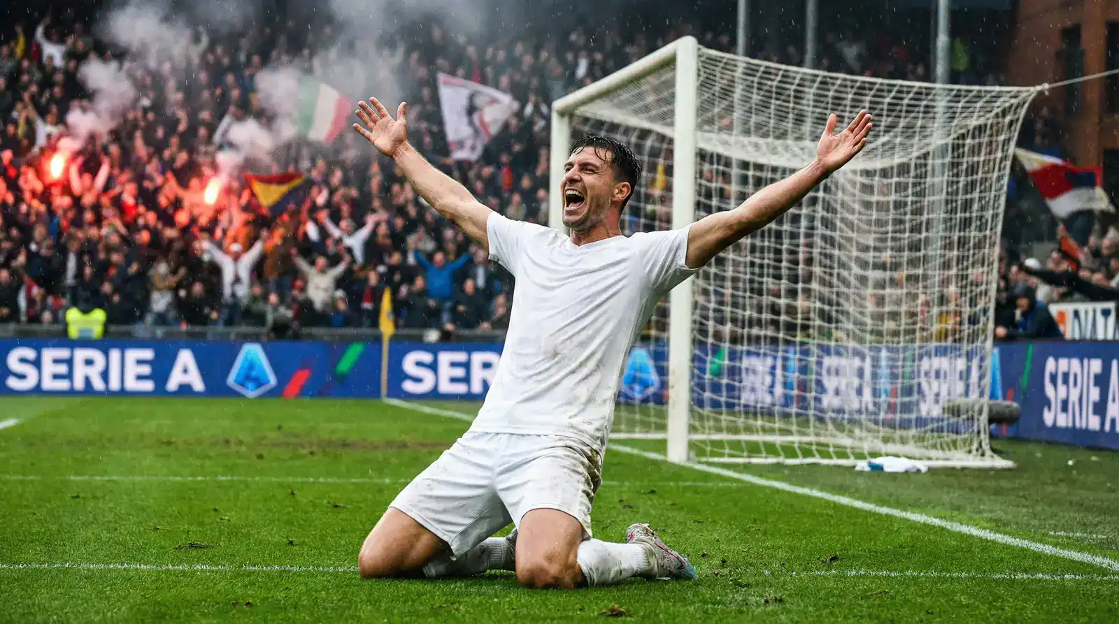 Attaccante segna gol in Serie A
